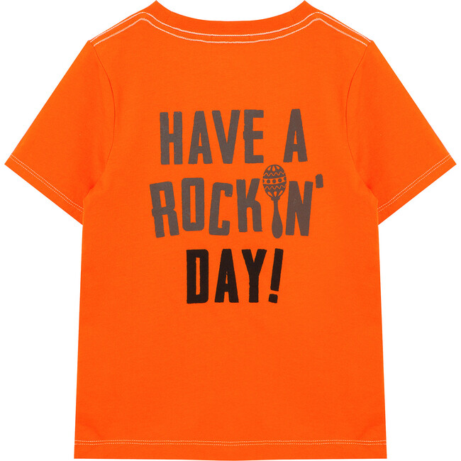 Boo! Skeleton Tee, Orange - Tees - 2