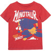 The Mighty Minotaur Tee, Red - Tees - 1 - thumbnail