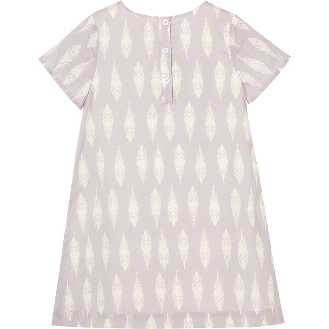 Feather Print Dress, Print - Dresses - 2