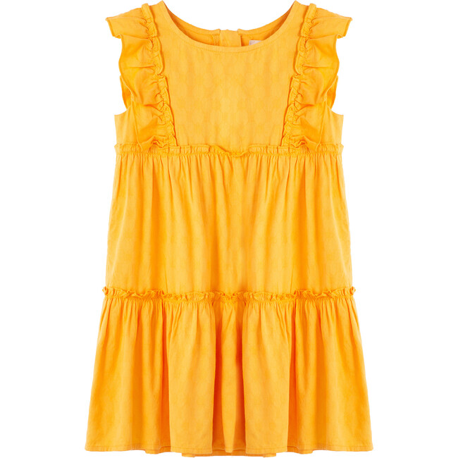 Jacquard Dress, Yellow