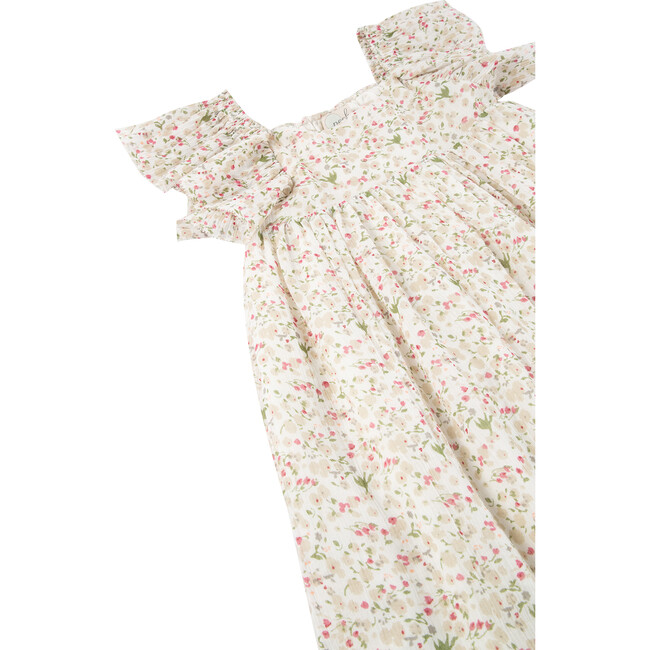 Floral Print Crinkle Dress, Print - Dresses - 3