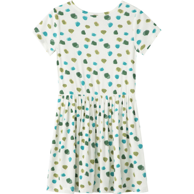 Dotted Knit Dress, Print - Dresses - 3