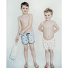Drawstring Trunks, Sailboats - Swim Trunks - 2