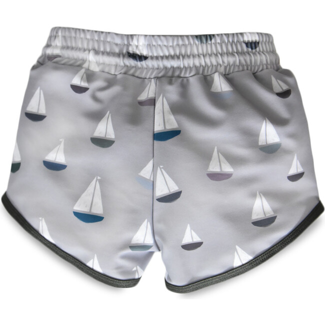 Drawstring Trunks, Sailboats - Swim Trunks - 3