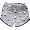 Drawstring Trunks, Sailboats - Swim Trunks - 3