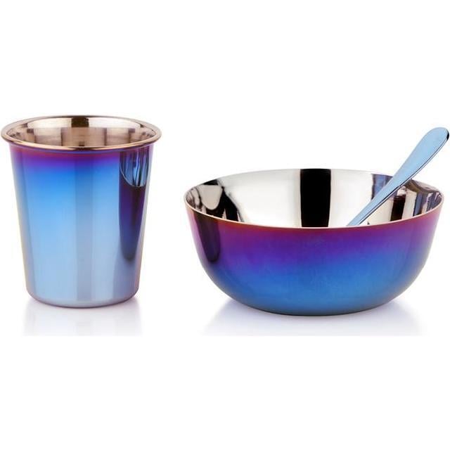Starting Solids Set, Iridescent Blue - Tableware - 1