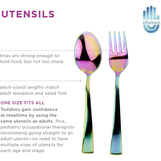 Mindful Mealtime Set, Iridescent Blue - Tableware - 7