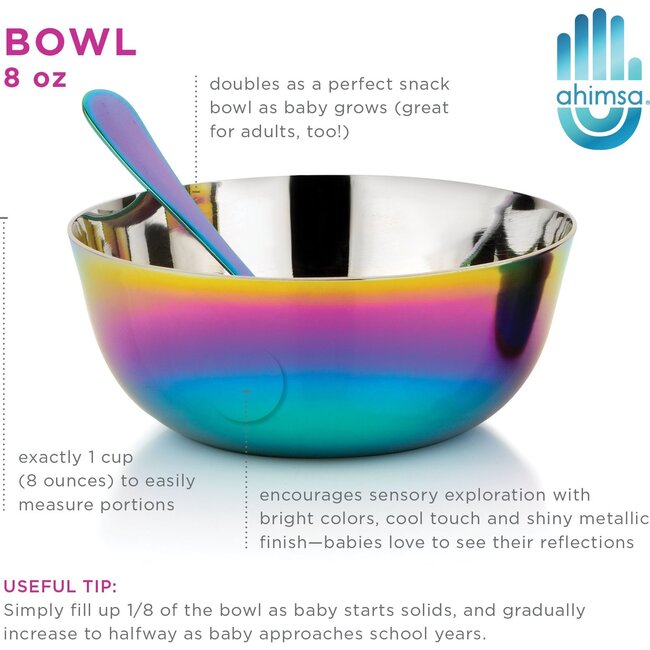 Starting Solids Set, Iridescent Blue - Tableware - 7