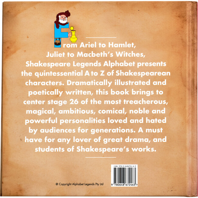 Shakespeare Legends Alphabet - Books - 8