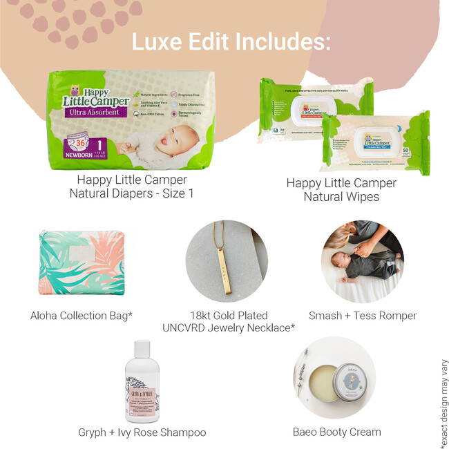 Luxe Baby Gift Box For Moms - Mixed Gift Set - 3