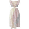 Marilyn Cutout Back Tie Maxi Dress, Multicolor - Dresses - 1 - thumbnail