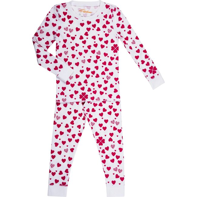Long Pajamas, Lots of Hearts - Pajamas - 1