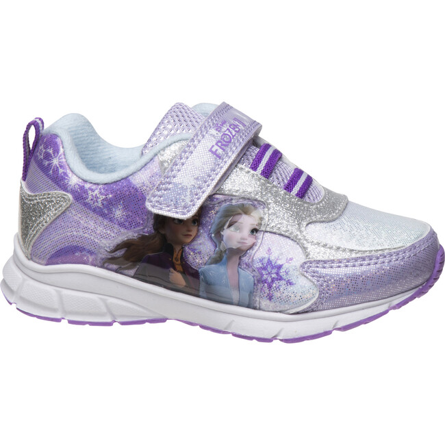 Disney Girl Frozen Ii Hook And Loop Closure Sneaker, Purple - Sneakers - 2