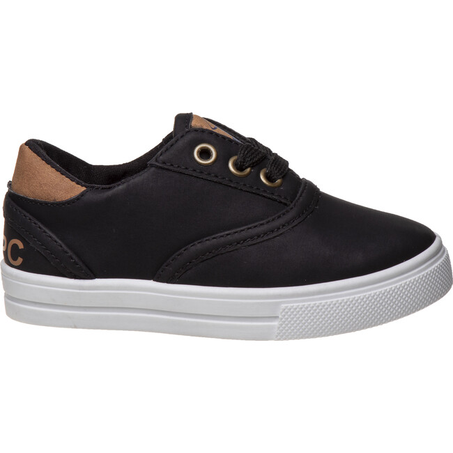 Boys Lace Up Casual Shoe, Black - Lace-Ups - 1
