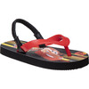 Disney Pixar Cars Boys Flip Flops With Back Strap, Red - Flats - 1 - thumbnail