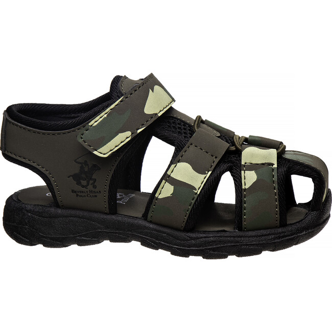 Polo Club Boys Closed Toe Sport Sandals, Green - Sandals - 1