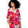 Women's Theo Pajama Set, Poppy Print - Pajamas - 3
