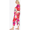 Women's Theo Pajama Set, Poppy Print - Pajamas - 5