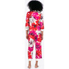 Women's Theo Pajama Set, Poppy Print - Pajamas - 6