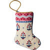 Mini Waltz of the Flowers Stocking by Erin Gates, Cream - Stockings - 1 - thumbnail