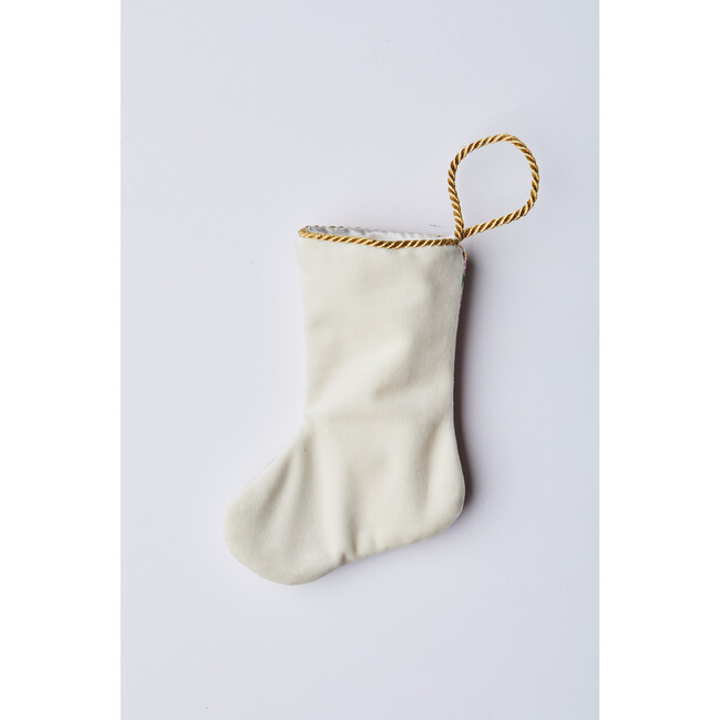 Mini Rose Medallion Christmas Tree Stocking by Dogwood Hill, Pink - Stockings - 3