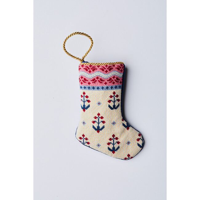 Mini Waltz of the Flowers Stocking by Erin Gates, Cream - Stockings - 4