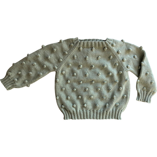 Popcorn Sweater, Sage Green - Penoora