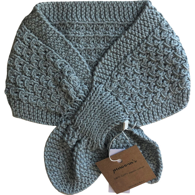 Muffler, Steel Blue - Sweaters - 1