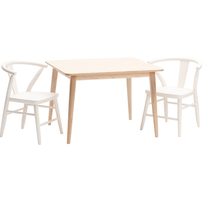 Crescent Table, Natural - & Play Tables & | Maisonette