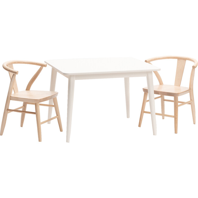 Crescent Table, White - Play Tables - 3