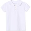 Short Sleeve Sarah Polo, Bright White - Shirts - 1 - thumbnail