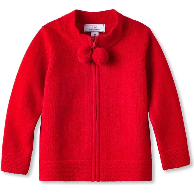 Pippa Pom Pom Sweater, Flame