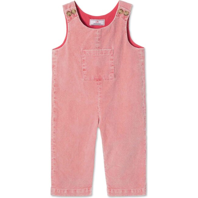 Tucker Washed Cord Longall, Mineral Red - Overalls - 1
