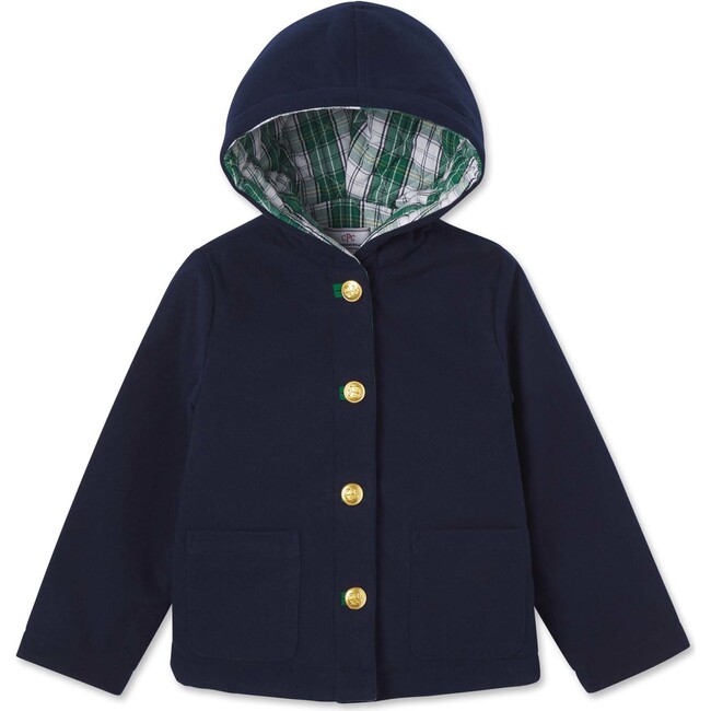 Aspen Hooded Jacket, Blue Ribbon - Coats - 1