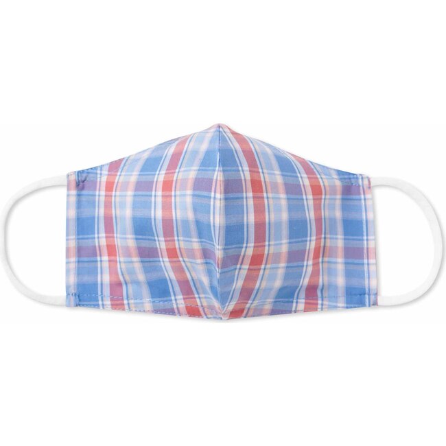 Kids Face Mask, Harbor Bluff Plaid - Other Accessories - 1