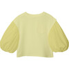 Rosa Balloon Mid Sleeve Shirt, Butter - Shirts - 1 - thumbnail
