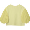 Rosa Balloon Mid Sleeve Shirt, Butter - Shirts - 2