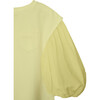 Rosa Balloon Mid Sleeve Shirt, Butter - Shirts - 3