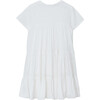 Grace 3 Tier T-Shirt Dress, White - Dresses - 5 - thumbnail