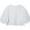 Rosa Balloon Mid Sleeve Shirt, White - Shirts - 6