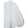 Rosa Balloon Mid Sleeve Shirt, White - Shirts - 7 - thumbnail