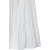 Grace 3 Tier T-Shirt Dress, White - Dresses - 6