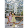 Anita Balloon Sleeve Broderie Mini Dress, Pink Tulle - Dresses - 4 - thumbnail