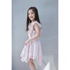 Audrey Crinkle Embroidery Dress, Ballet Pink - Dresses - 6