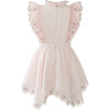 Audrey Crinkle Embroidery Dress, Ballet Pink - Dresses - 8