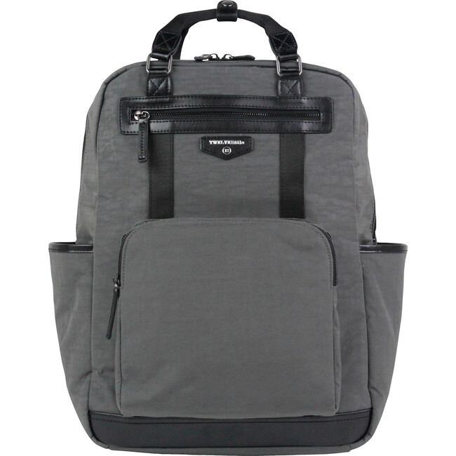 Unisex Courage Diaper Backpack, Grey - Diaper Bags - 1