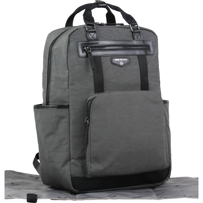 Unisex Courage Diaper Backpack, Grey - Diaper Bags - 4