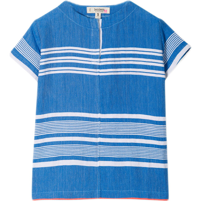 Selina Popover, Blue - Shirts - 1