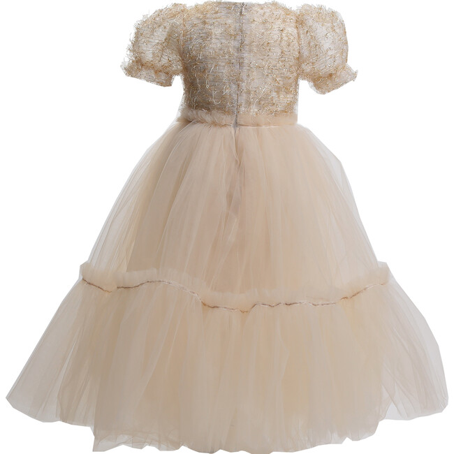 Special Occasions Dress, Cream - Dresses - 2