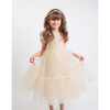 Special Occasions Dress, Cream - Dresses - 3 - thumbnail